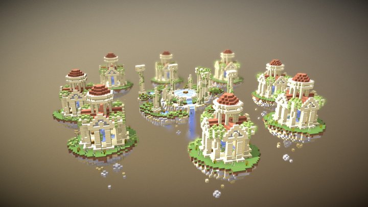 Greek SkyWars 3D Model