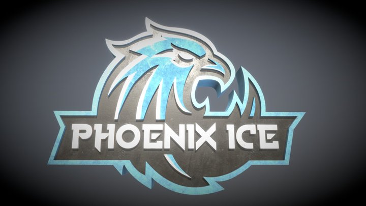 Phoenix Ice Guid Logo 3D Model