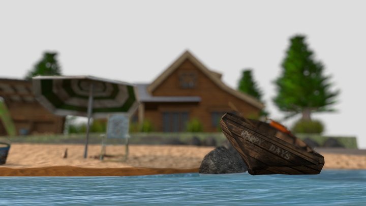 DAE Diorama - By the ocean 3D Model