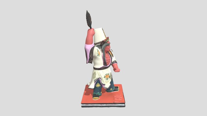 Chinese Opera Figurine 3d Model 3D Model