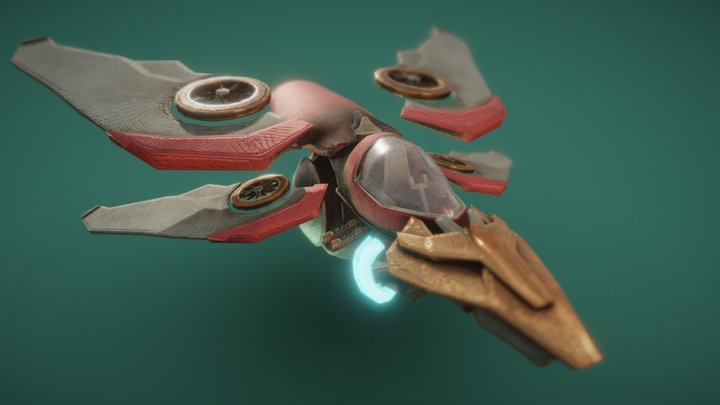 FREE Space Ship_WIP 3D Model