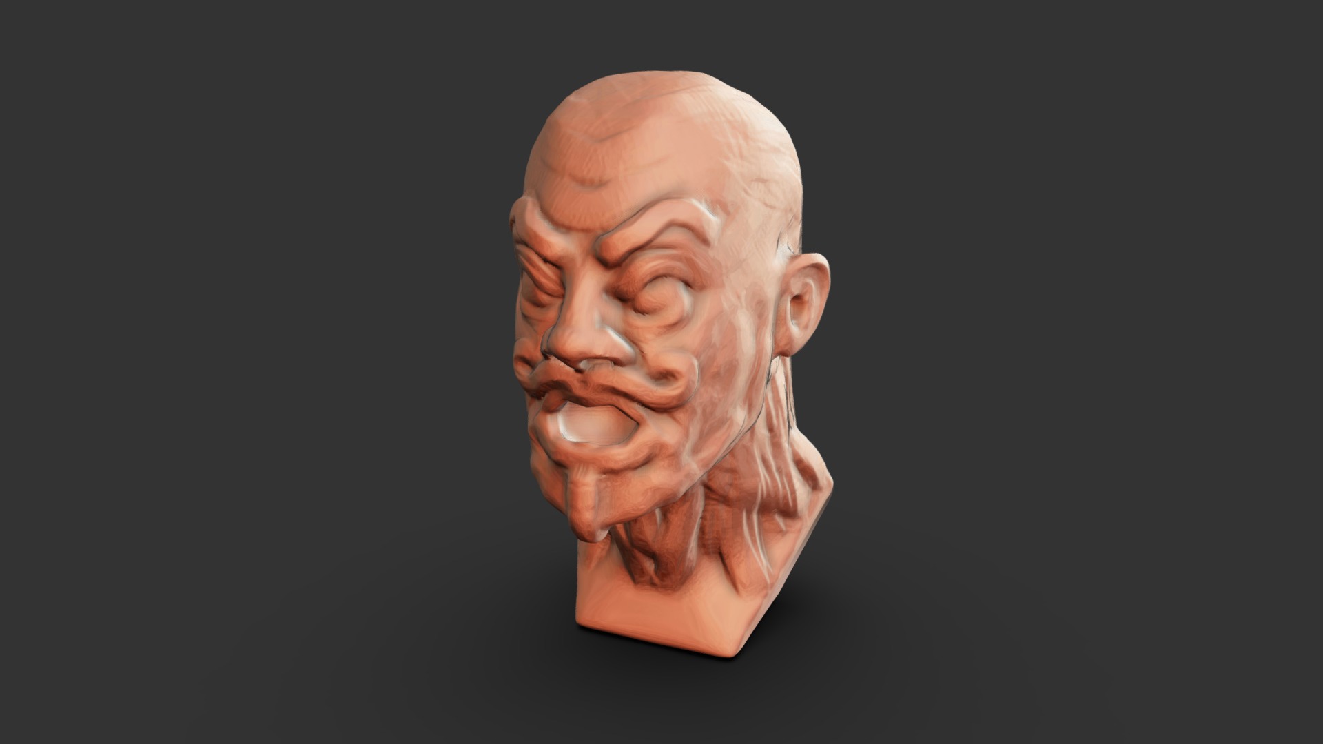 Sculpt January 2018 Jan 24 - Anger - 3D model by Chaitanya Krishnan ...