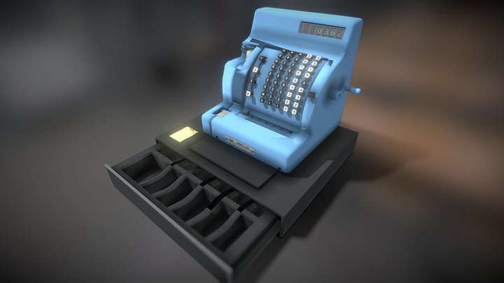 cash register casse 3D Model