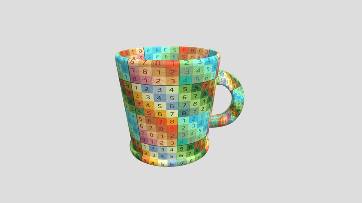 Mug Texture 3D Model