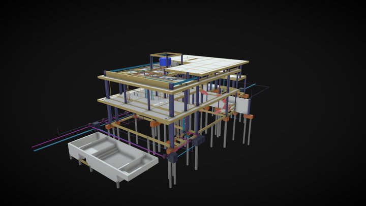 Residência Unifamiliar | 560m² 3D Model