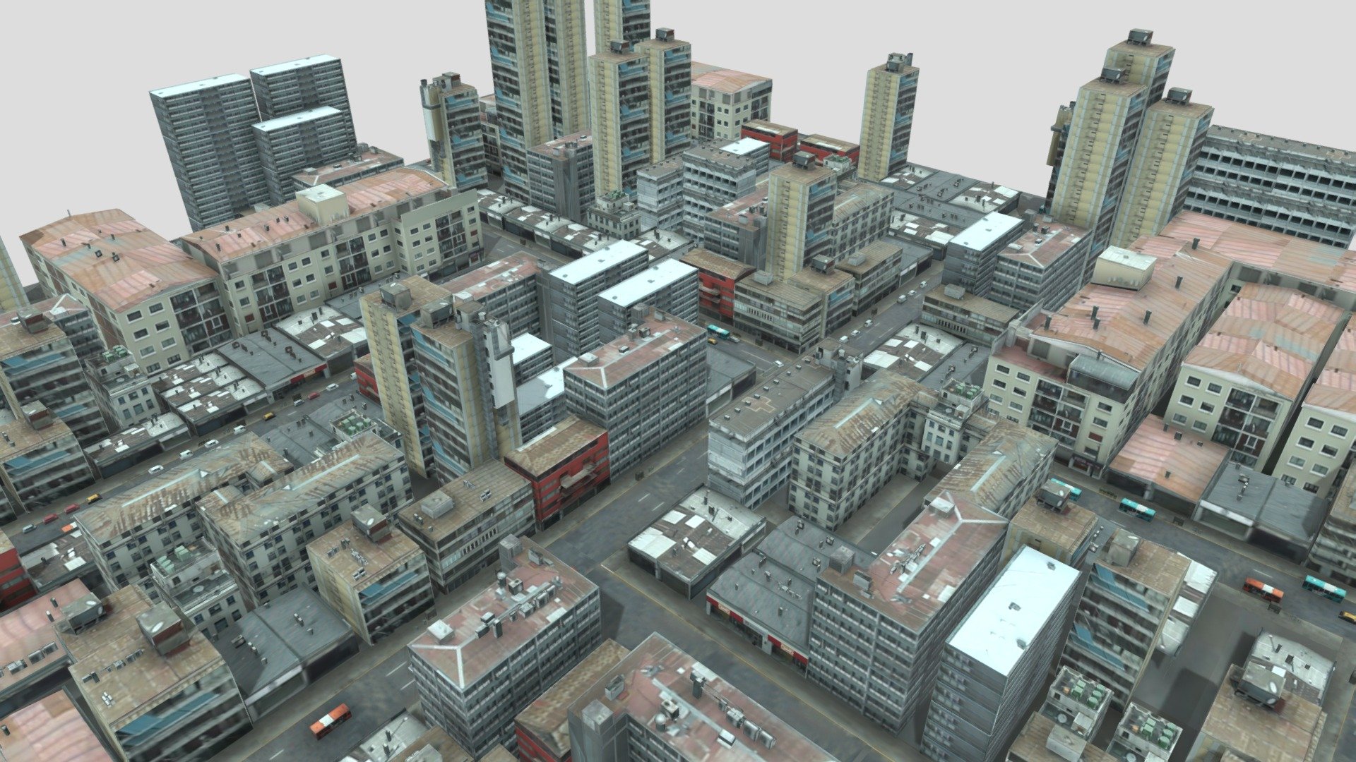 City - 3D model by Voxelatio [262c1e8] - Sketchfab
