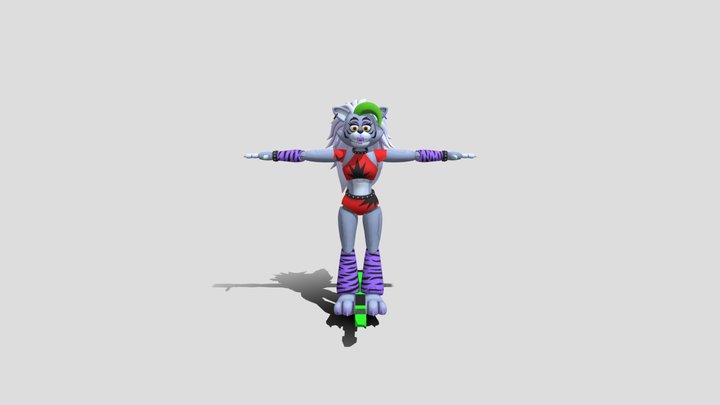 Roxanne-wolf Security breach 3D Model