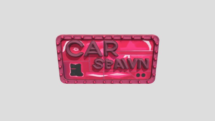 A board name car spawn with some good lo 3D Model