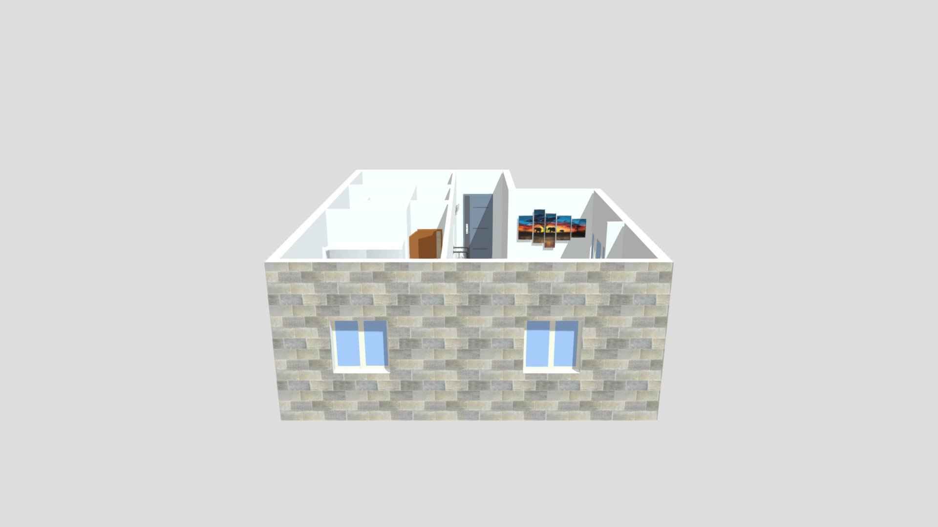 3d apartment oziel 3d model by guybadihi 262d160 sketchfab