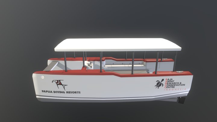 Catamaran B 3D Model