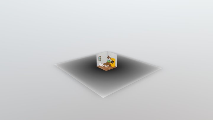 LowPoly - Living Room 3D Model