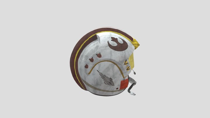 Capacete do Luke Skywalker 3D Model