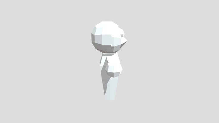 dude low poly 3D Model
