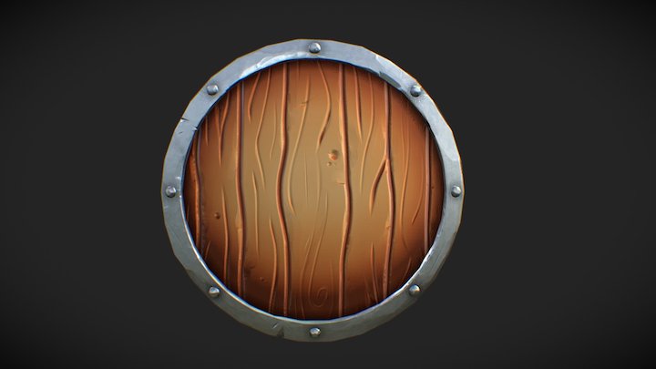 Low Poly Shield - Free model 3D Model