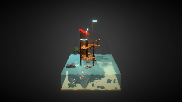 Sea Shack 3D Model