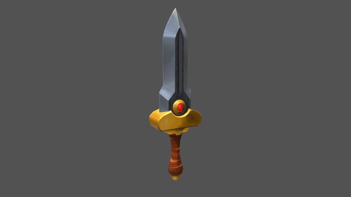 Akasali Dagger 3D Model