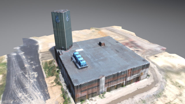 Gerresheimer Glasmacherturm 3D Model