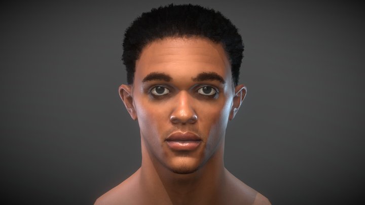 Human head 3D Model