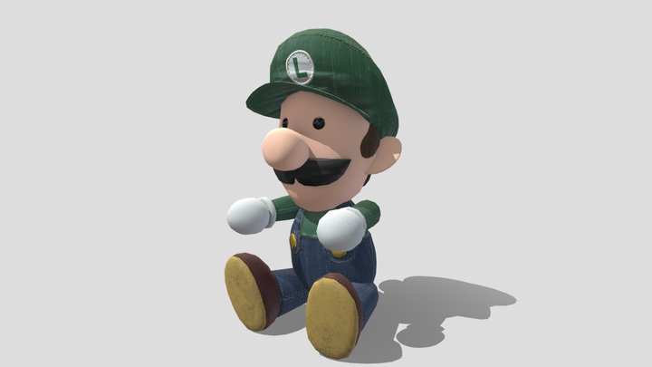 Luigi Doll HD 3D Model