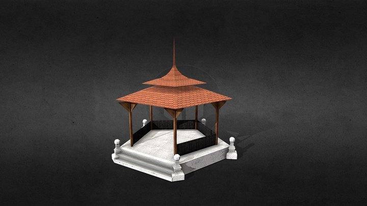 Kiosko 3D Model