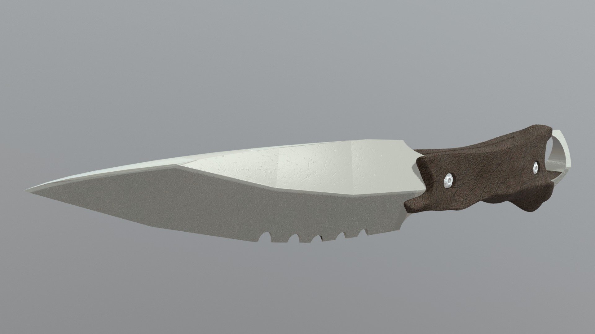 model a knife zbrush