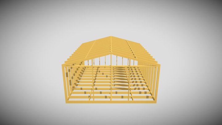 Дом 6,2*7. Одноэтажный 3D Model