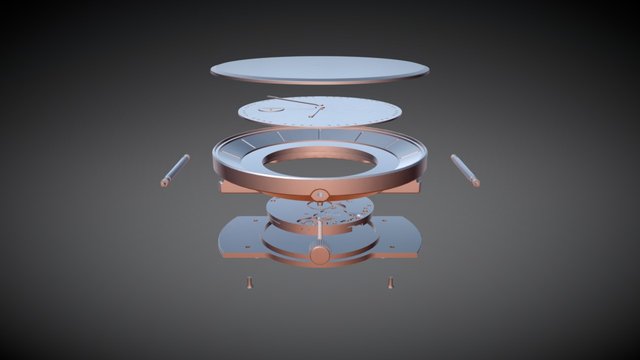 GANEADESIGN WATCH CONCEPT 3D Model