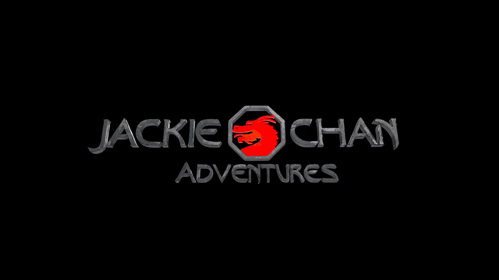 Logo: Adventures of <b>Jackie</b> Chan - 3D model by gabriel machiniski (@gabrielm...