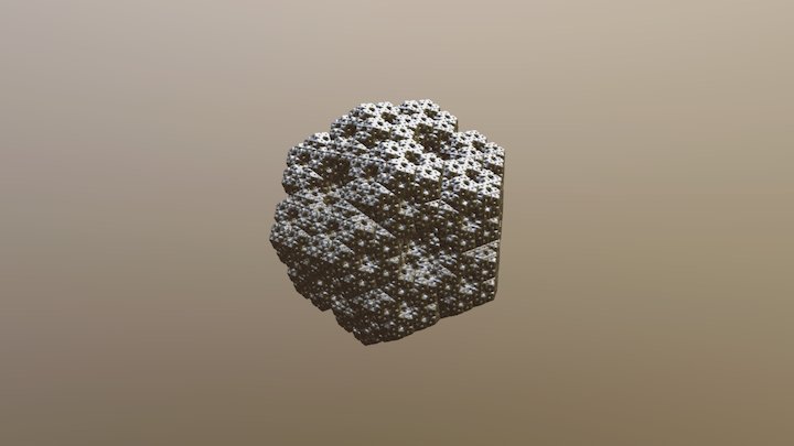 Fractal dodecahedron 3D Model