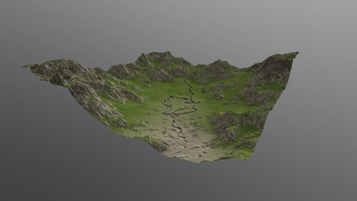 Valley 3D Model