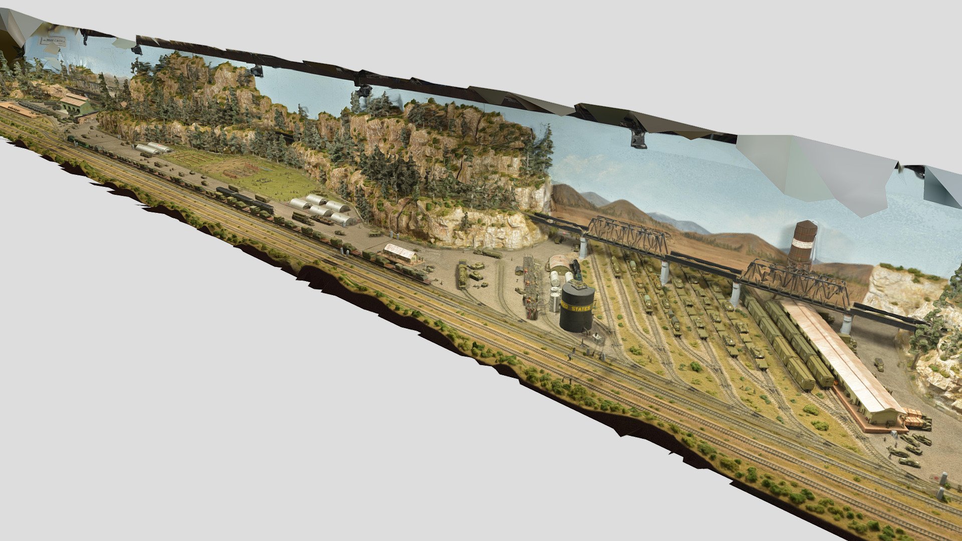 Military Train Yard - 3D model by peter54 [26394db] - Sketchfab