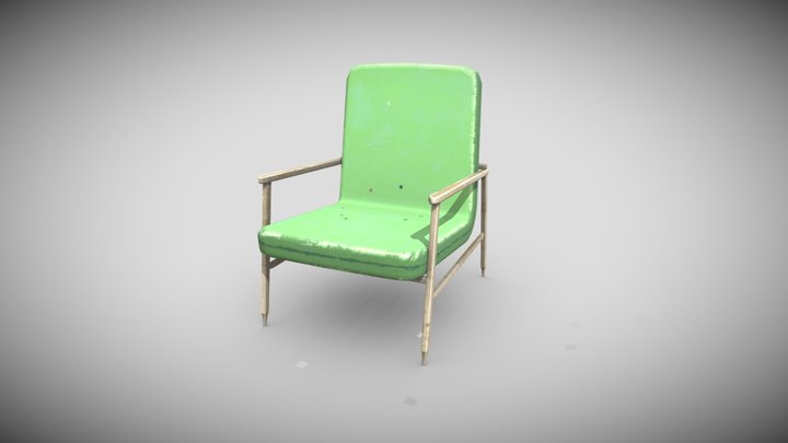 Stylized Chair 3D Model
