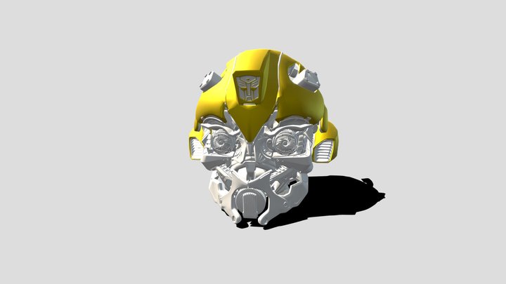 La cabeza official de Bumblebee 3D Model