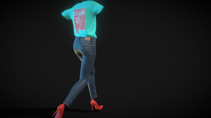 LOOK 2 (GHOST MANNEQUIN) 3D Model