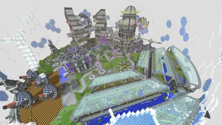 Utopia City 3D Model