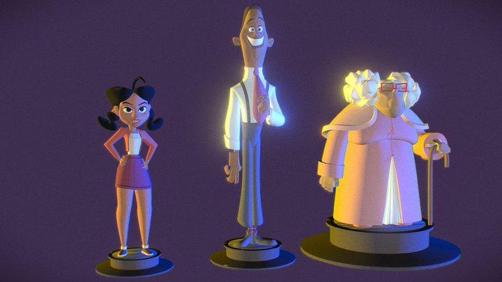 More Proud Family 3D Model
