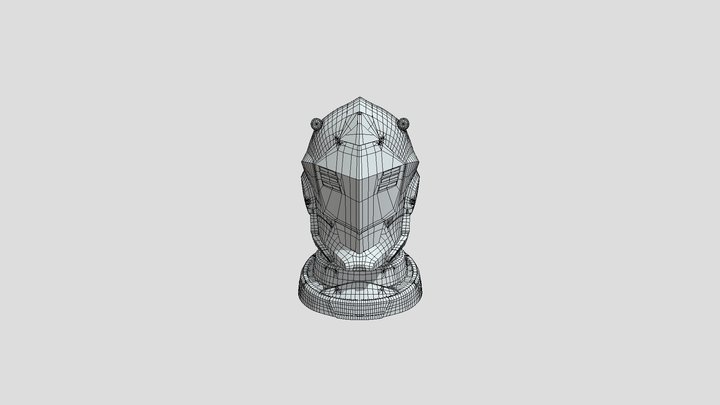 Sci_Fi Helmet 3D Model