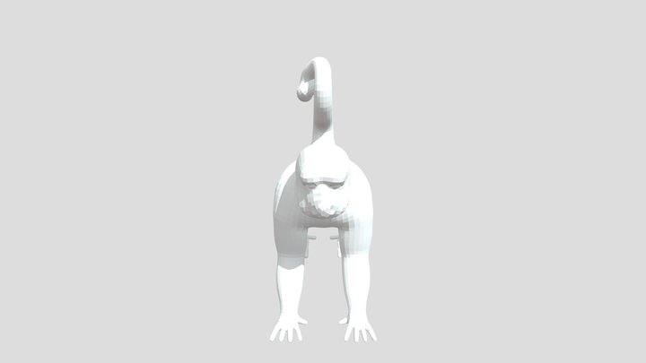 Mono churuco 3D Model