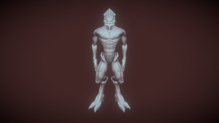 Male Protoss Body 3D Model