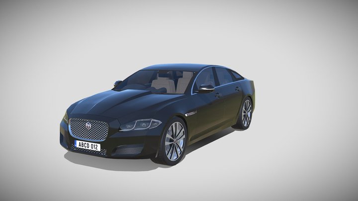 Jaguar XJ 3D Model