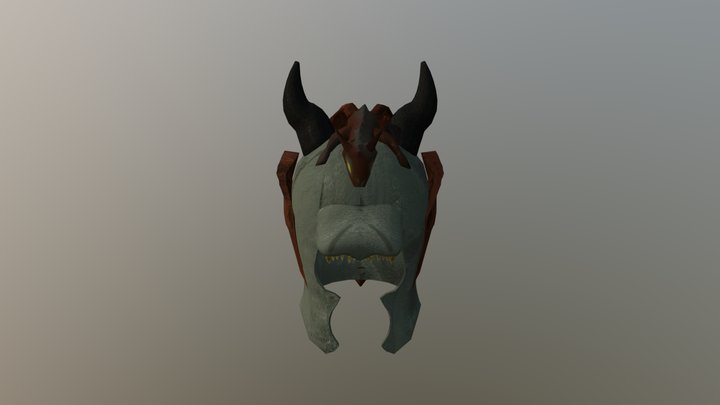 Dragon Helmet 3D Model