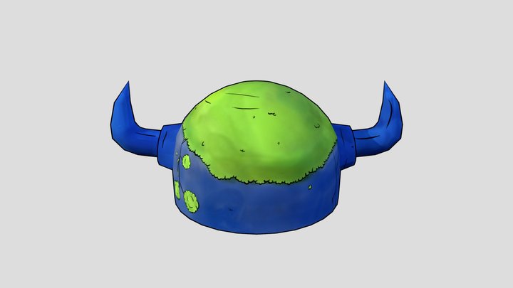old helmet(Fat princess) 3D Model
