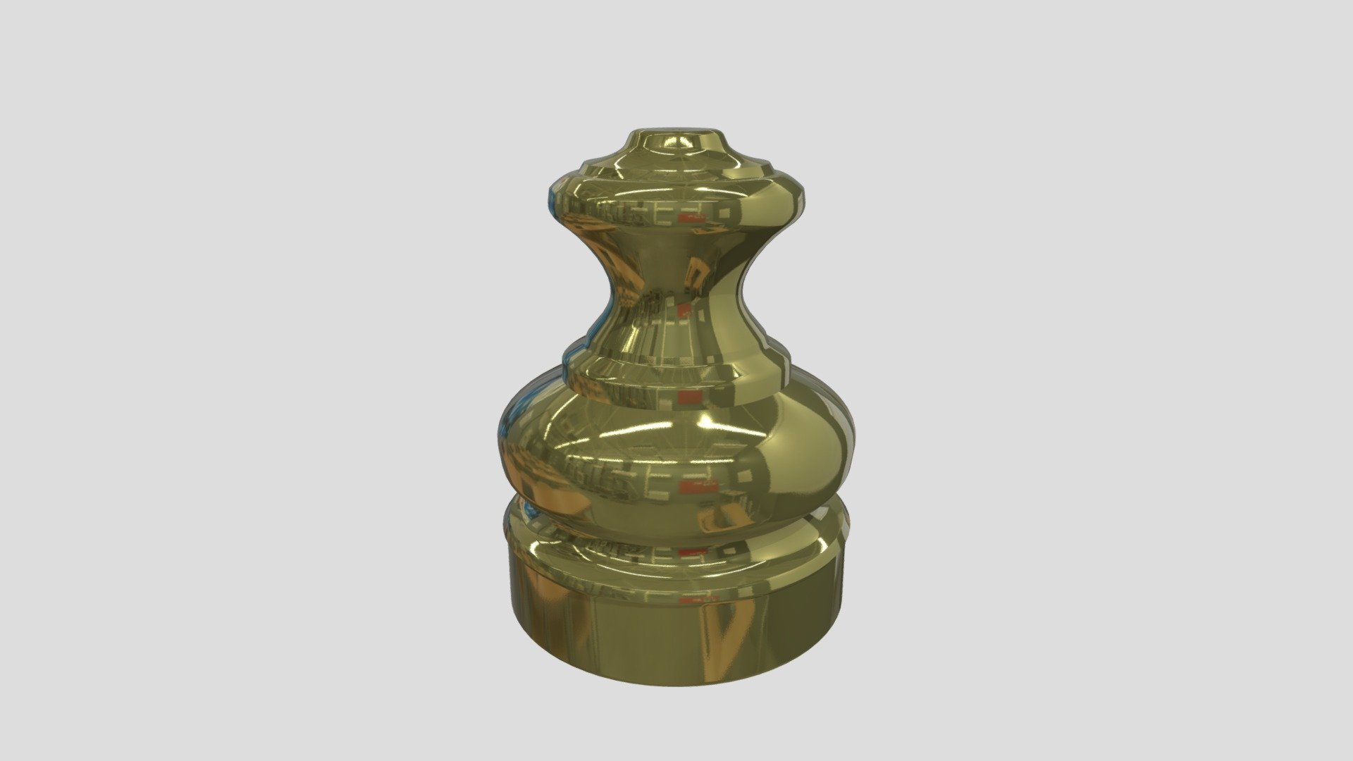 Simple Brass Door Knob