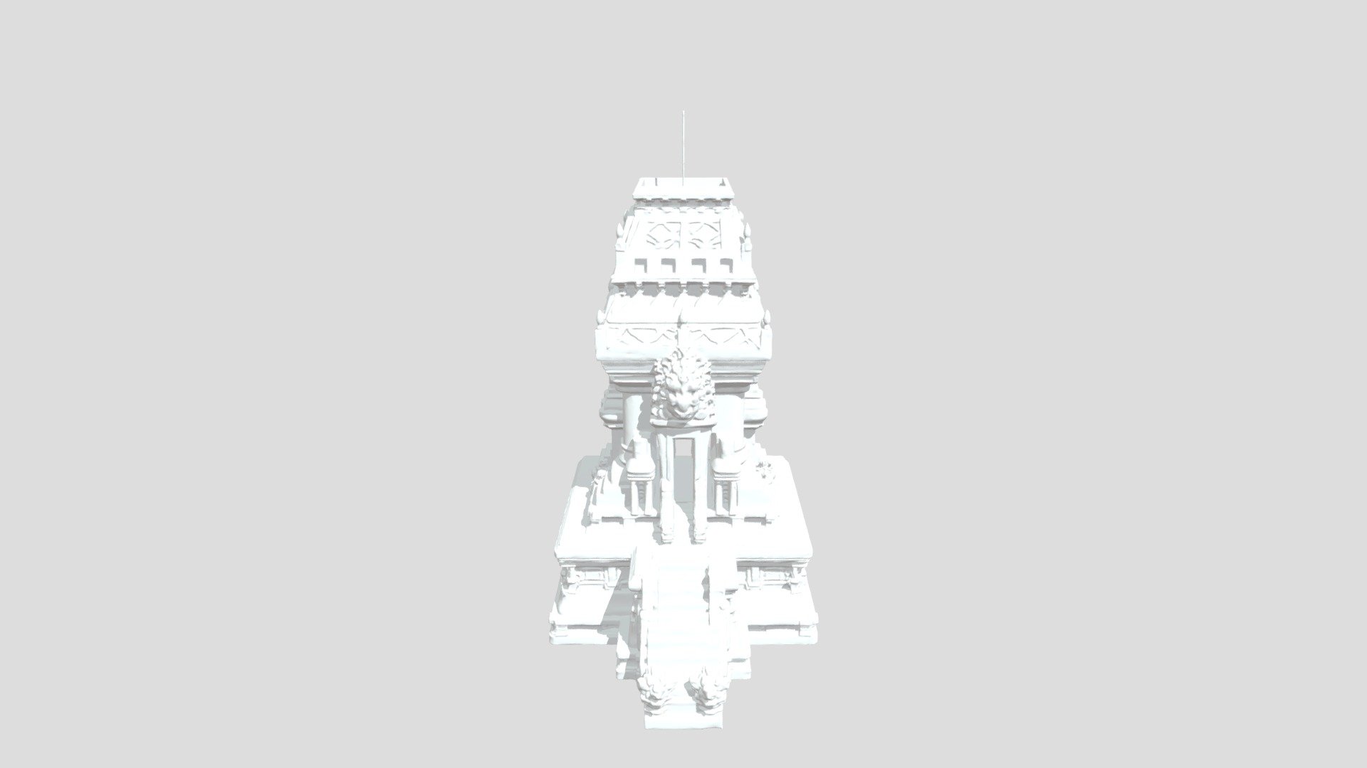 Ancient Stone Temple - Download Free 3D model by Yuta (@Yuta1122 ...