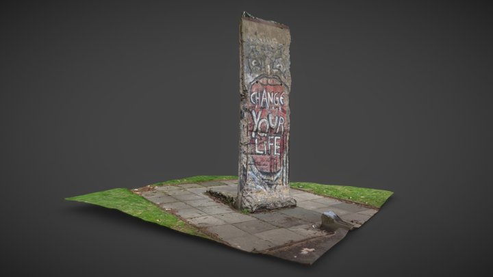 Berlin Wall section, IWM London, United Kingdom – Modèle 3D gratuit STL