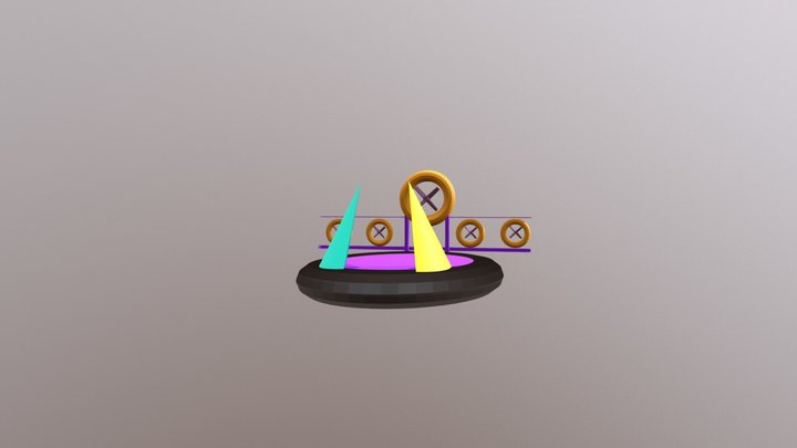 3D animation of a hovercraft 3D Model
