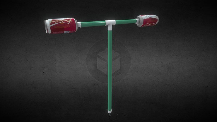 Home-Made Antenna 3D Model
