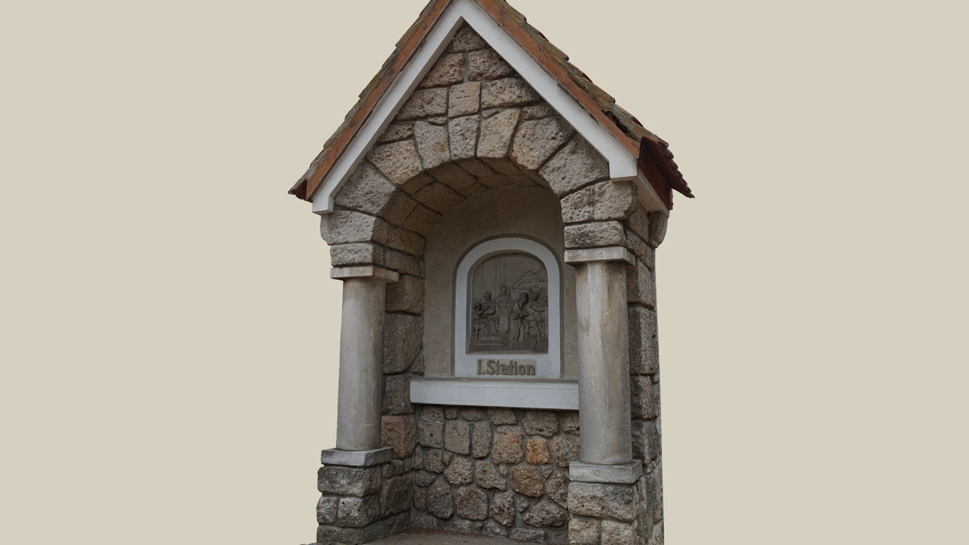 Kreuzweg 1. Station — Sketchfab embed 3D viewer