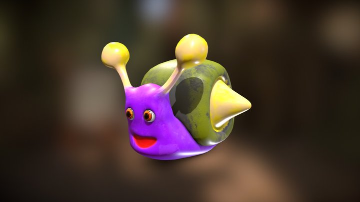 Snail XD 3D Model