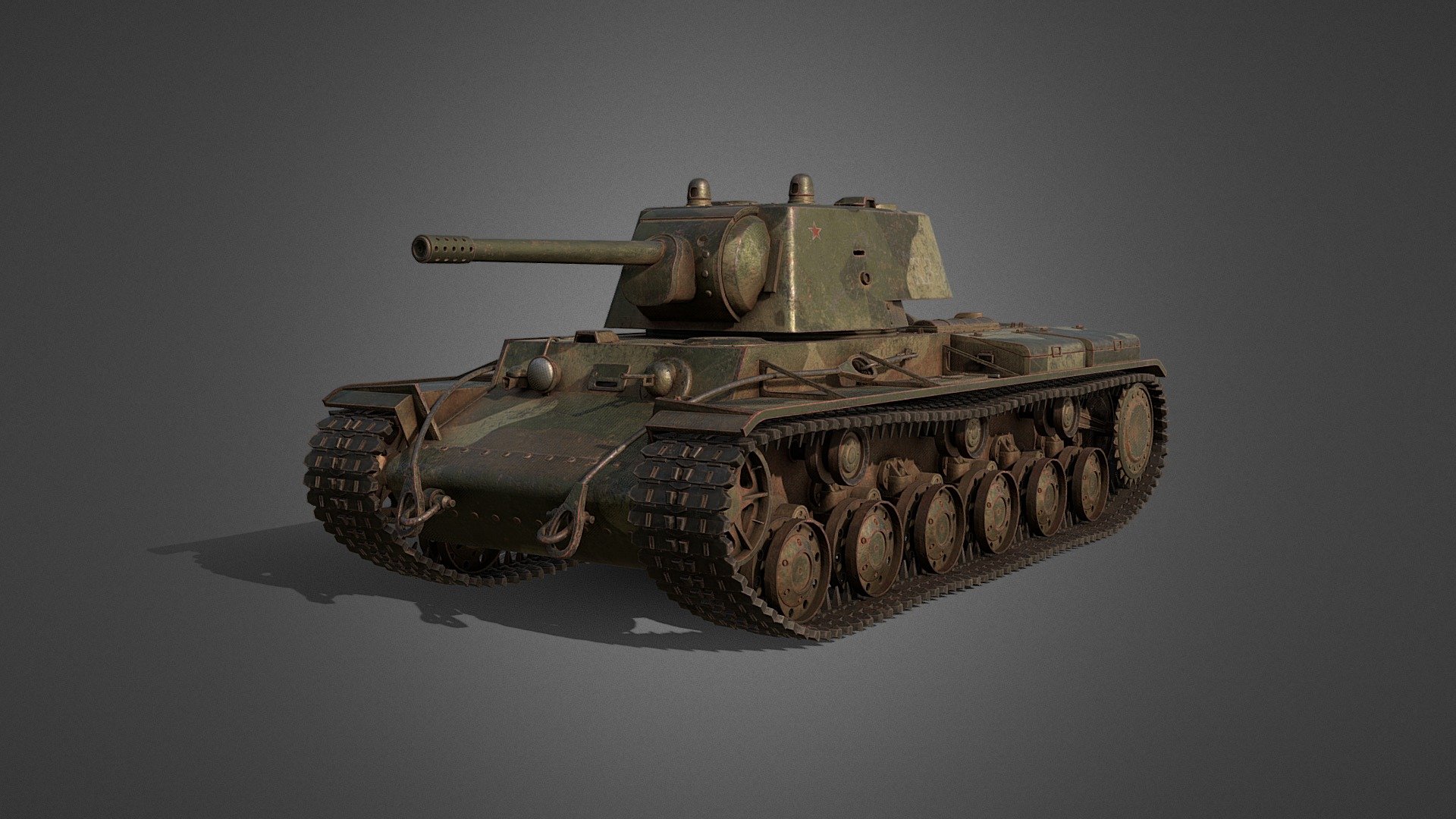 КВ-1 - 3D model by Timofei (@Timofei32) [2645519] - Sketchfab